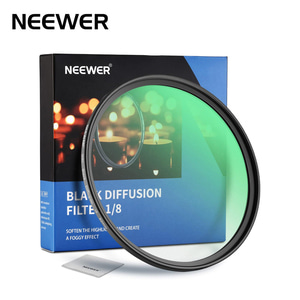 니워 NEEWER 58mm Black Diffusion 1/8 Cinematic Effect Filter / 블랙미스트 / 니워 / 정품