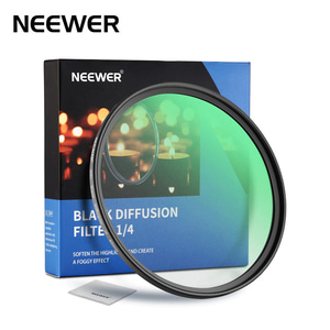 니워 NEEWER 77mm Black Diffusion 1/4 Cinematic Effect Filter / 블랙미스트 / 니워 / 정품